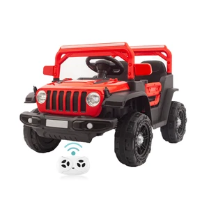 Electric 4-Wheel Ride-On Car Toy 12V Battery Powered Plastic 2 Seats Remote Control for Children