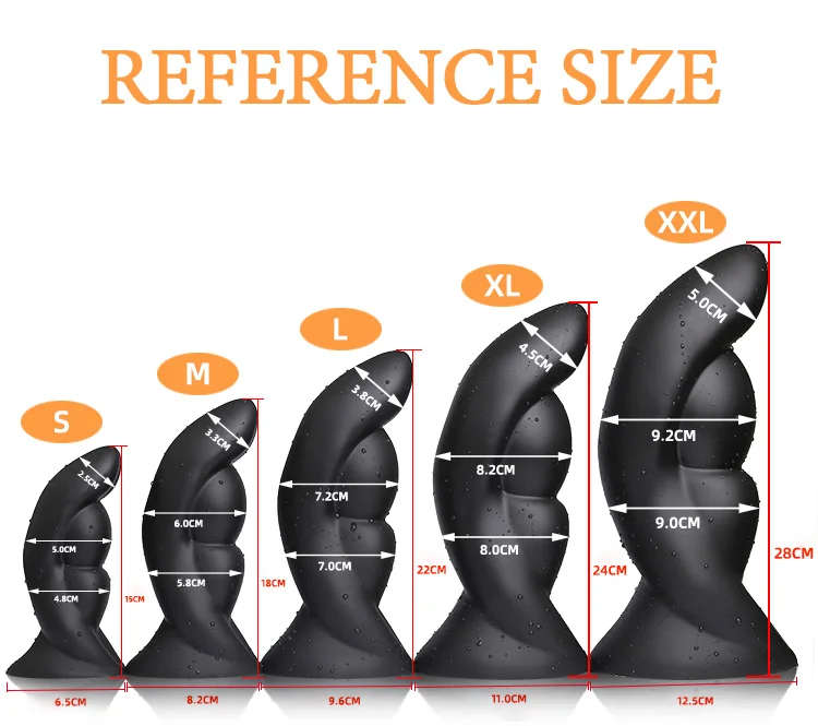 Large Silicone Butt Plug Huge Anal Toys for Woman Men Prostate Massager Anal Dilator Expander Plugs Big Buttplug Adult Sex Toys
