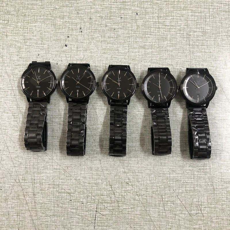 OEM Custom Logo Simple Design Watch Silver Stainless Steel Men Wrist Watch Minimalist Watch