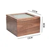 Caja de joyería de nogal