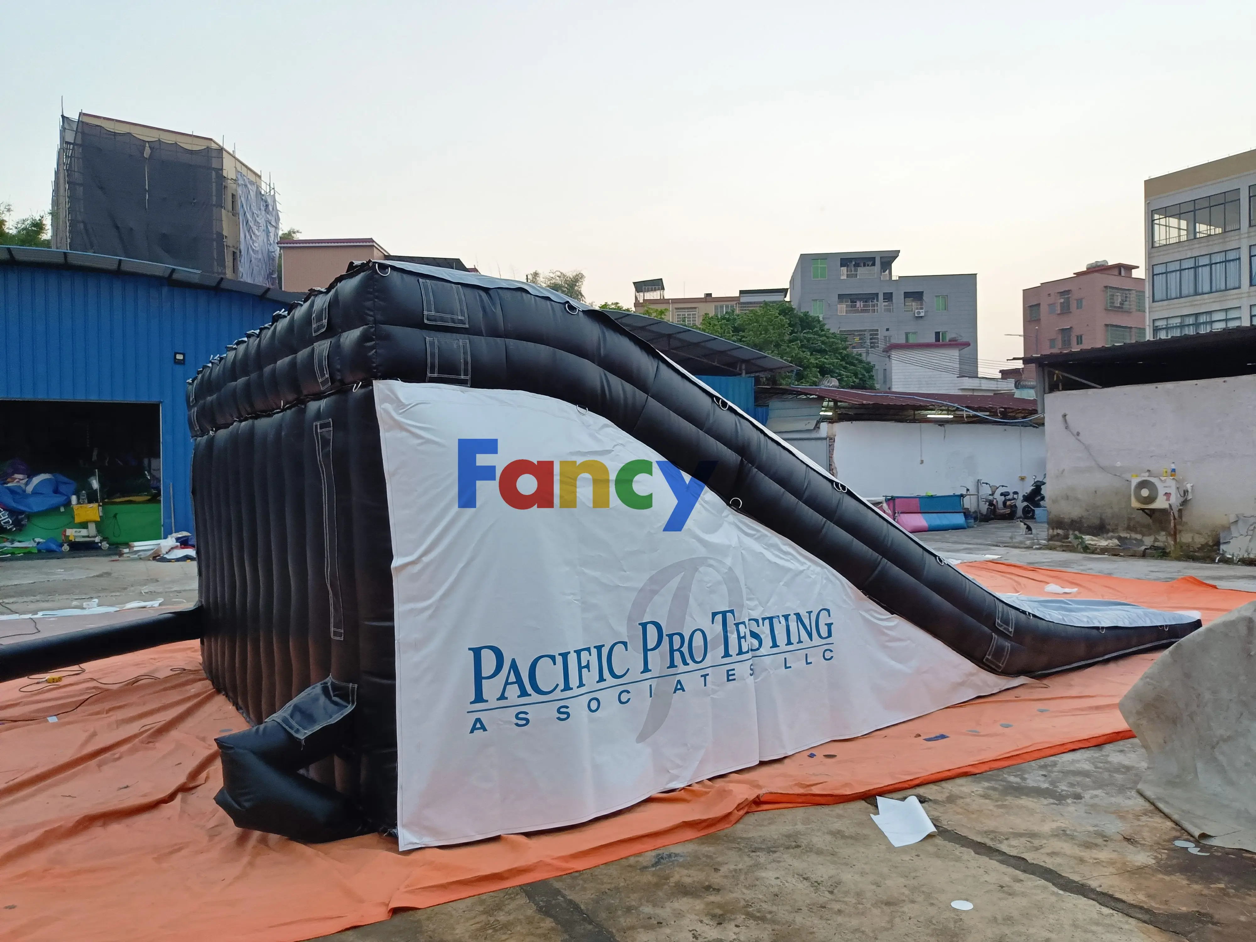 Small/FMX BMX Training Inflatable Ramp Landing Airbag Freestyle Landing Bag for Rent Bmx Airbag for Training