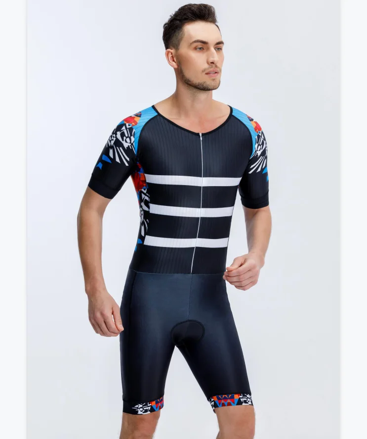 High Quality Custom logo Sublimation One Piece Cycling Speed Skating Skin Suit Cycling Suit
