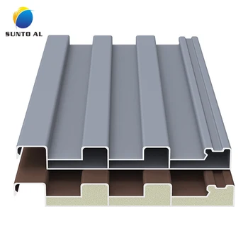 Sunto Industrial Sheds Clean Rooms Aluminum PU Sandwich Panel with PVDF Coating Anti-Corrosion for Exterior Wall and Warehouse