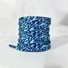 Estampado de leopardo azul lago