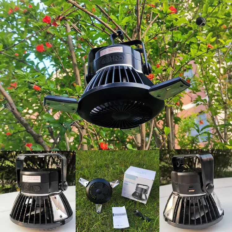 Solar-powered Camping Light 4 in 1 Solar Power Bank 