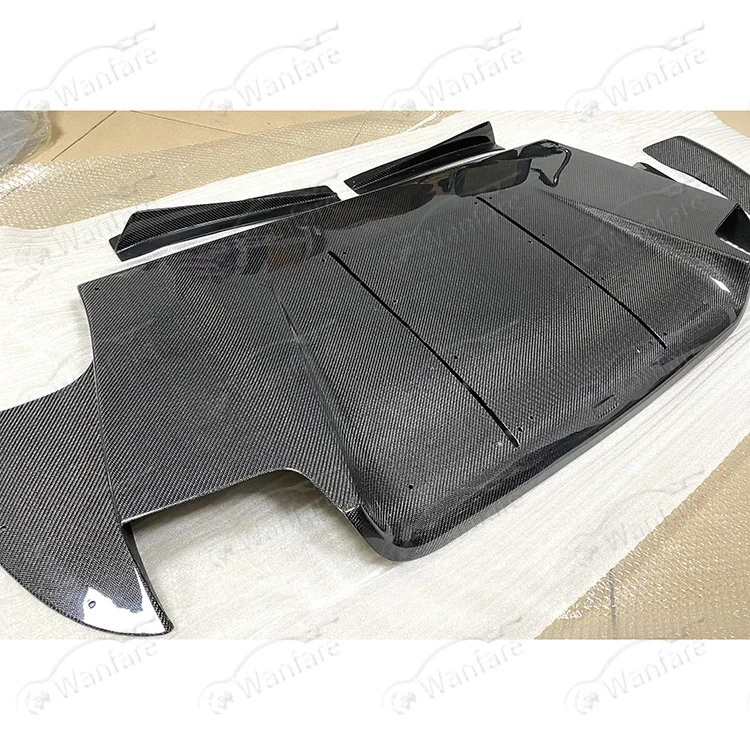 VRS STYLE CARBON FIBER REAR DIFFUSER for 2001-2007 MITSUBISHI EVOLUTION EVO 7-9 EVO 7 8 9