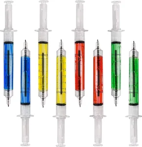 Customized Logo Promotional Novelty Syringe Ballpoint Pen Wholesale Students and Hospital Doctor Nurse Pen Gift Ideas