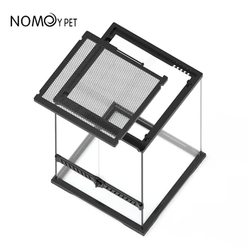NOMOYPET Medium Glass Terrarium for Reptiles - Elegant 45x45x60cm