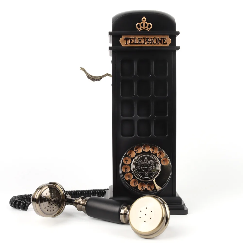 Antique Black Rotary Corded Telephone Audio Guest Book Recorder Buy