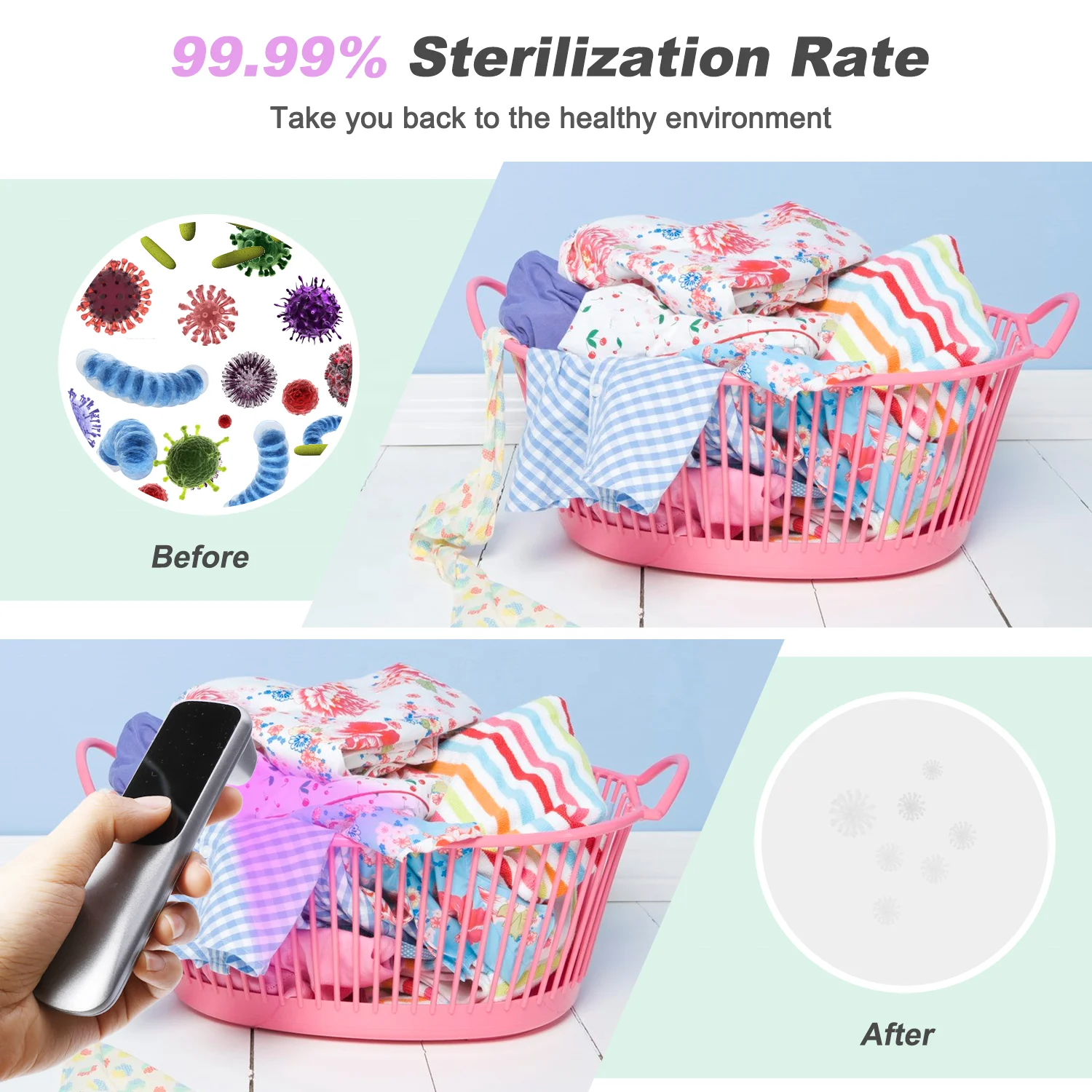 
Оптовая продажа, портативная ручная дезинфекционная палочка для мобильного телефона, УФ-дезинфицирующая лампа, УФ-лампочка, стерилизатор светодиодов Uvc 