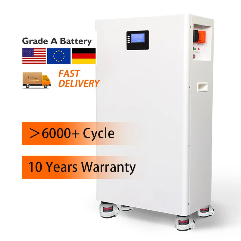 8500 Cycli 15 kW 10 kW Lifepo4-batterijen 51,2 V 48 V 300 Ah 100 Ah 200 Ah 15 kWh BMS-omvormer Lithium-ionbatterij Zonne-energieopslag