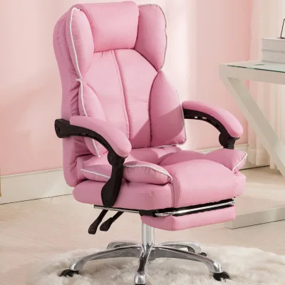 pink comfortable chair