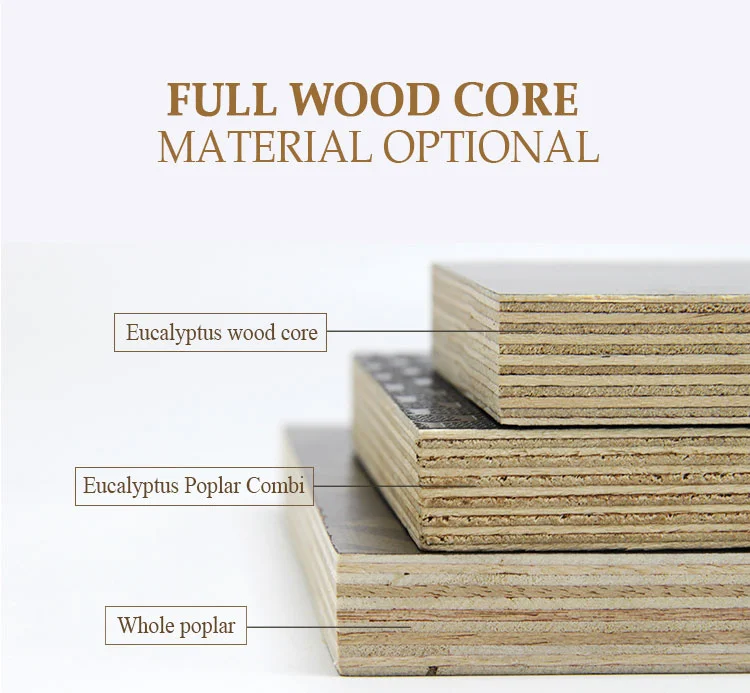 Plastic Wood Grain Hpl Pet Faced E0 E1 E2 Glue Laminate Plywood - Buy ...