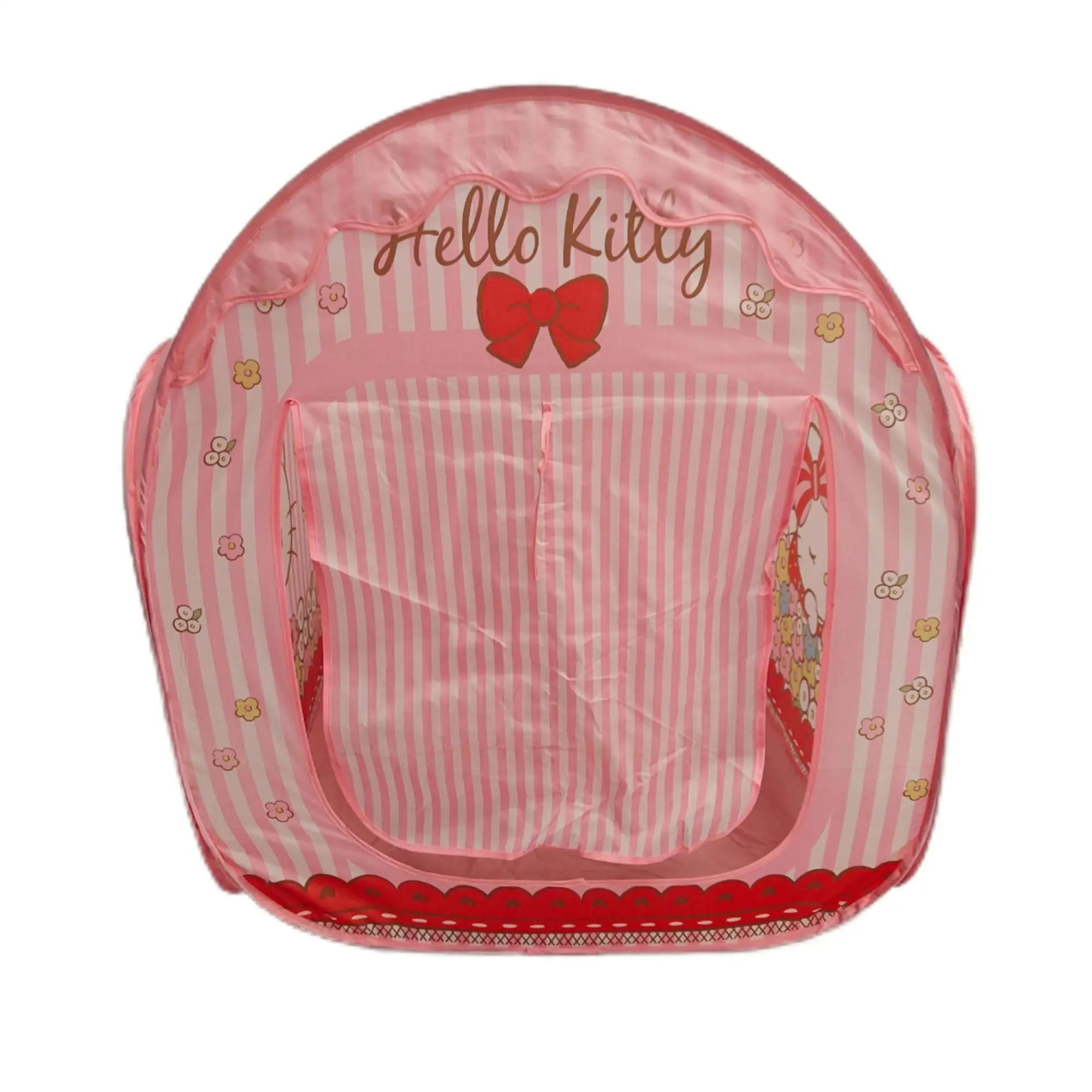 Pink Customized Pattern Children Pop-Up Play Tent Folding Toy House Indoor Outdoor Unisex Playhouse Tents Polyester