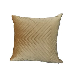 Rancho Geometric Embroidery Pillowcase Velvet Decorative Sofa Cushion Cover
