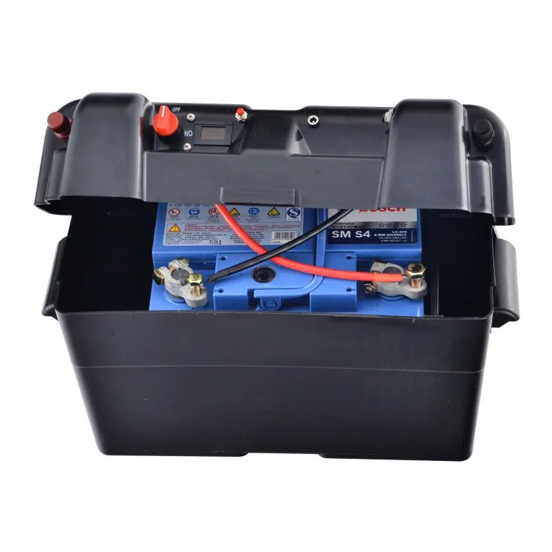 Outdoor Large Plastic 12 Volt Battery Box Camping Adventure Battery Box