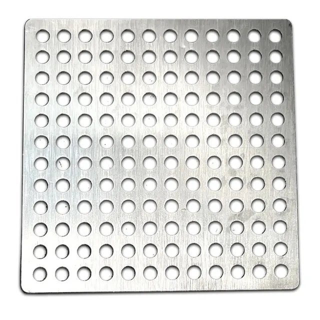 Perforated Stainless Steel  with Round Holes for Industrial Use Also  Drip Tray Square Mesh Filter Screen