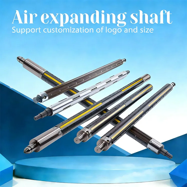 New CE Certified Air Shaft Heavy-Duty Lug Type Inflatable Pneumatic Shaft with Bearing OEM for Packaging Machine