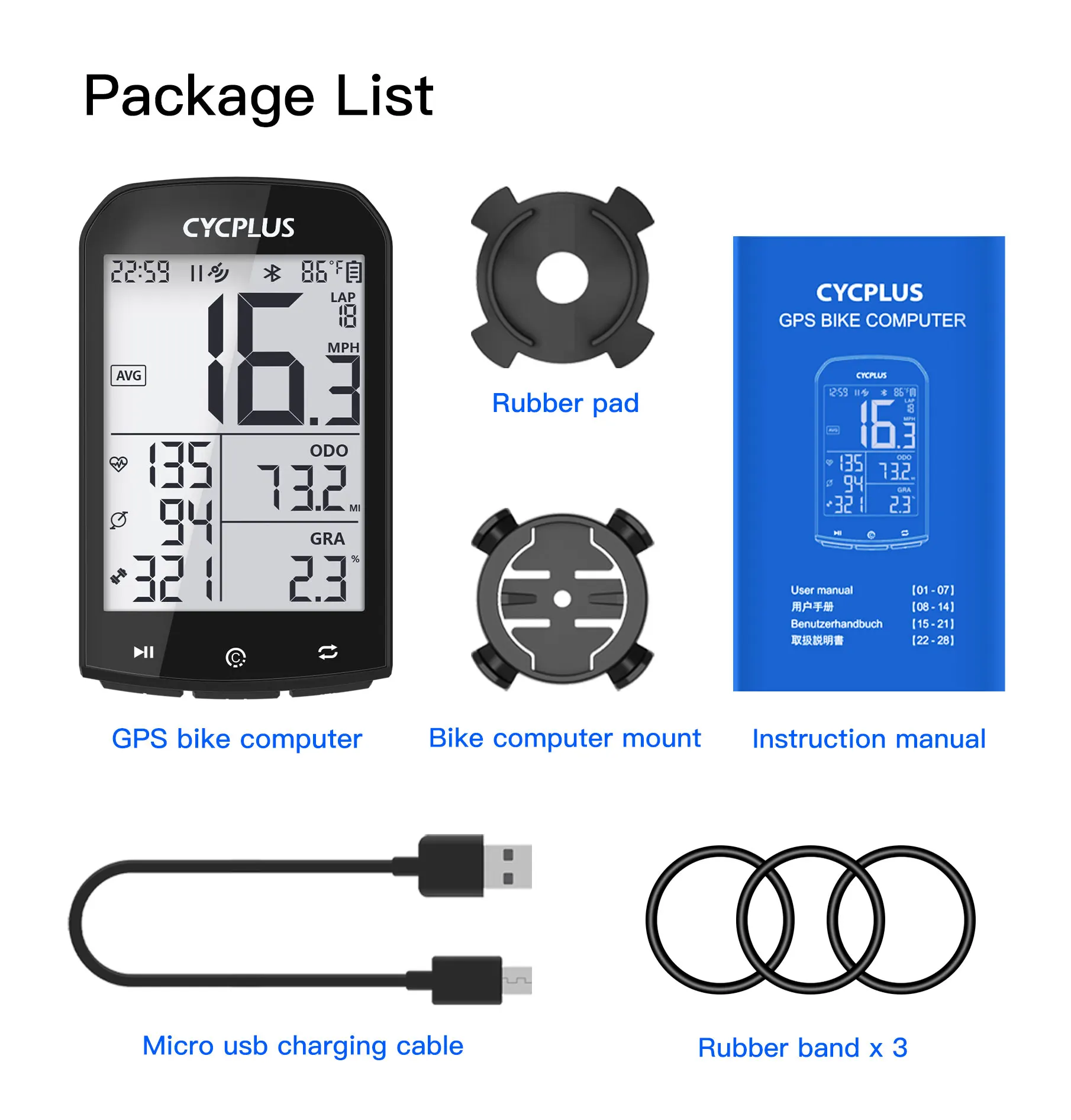 Cycplus M1 Bike Accessories Gps Bicycle 