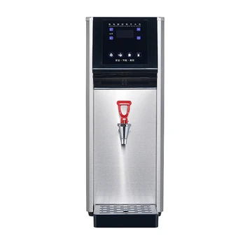 20L Commercial Electric Hot Water Dispenser Stainless Steel Temperature Control Feature Home Office Hotel Use Keep Warm Function