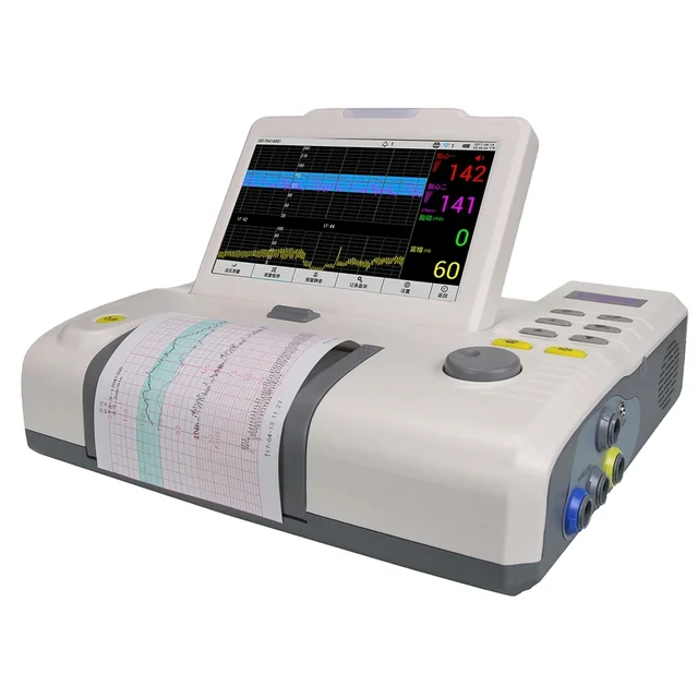 Portable CTG Machine Maternal Fetal Monitor  and Large Screen Lethealth