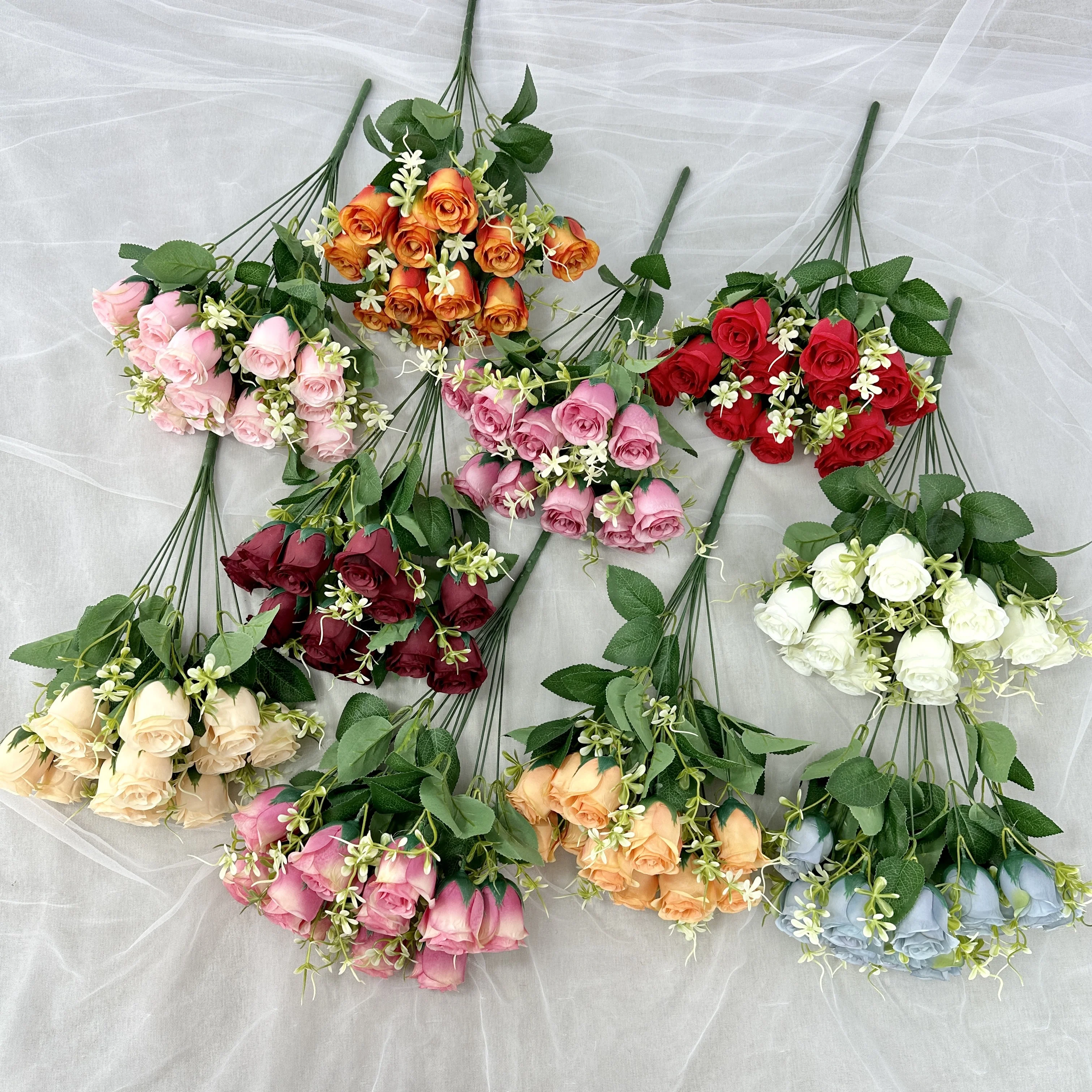 बुल्क मात्रा में सुंदर हाइड्रेंज़ा कृत्रिम फूल