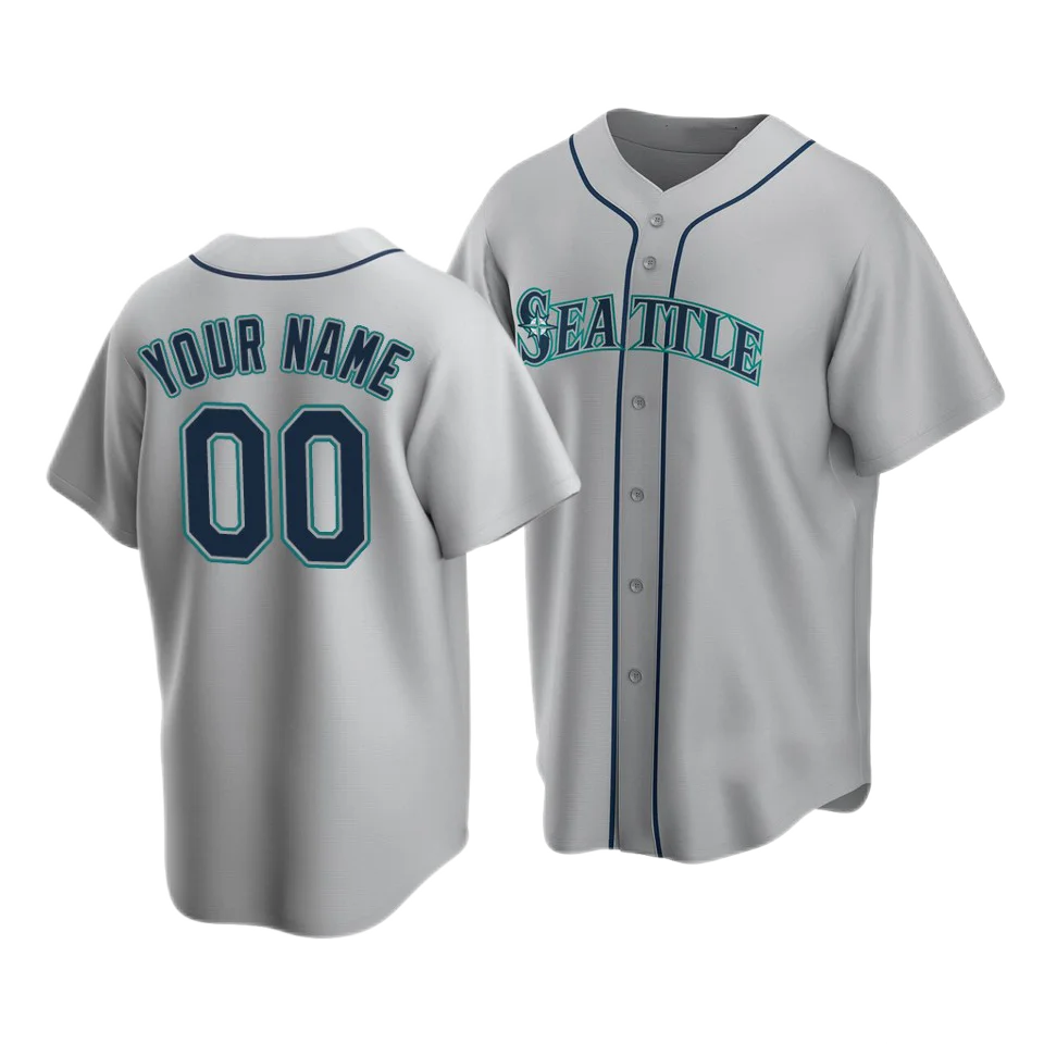 Wholesale 2022 Men's Seattle Mariners 00 Custom 1 Kyle Lewis 17 Mitch  Haniger 15 Kyle Seager Ken Griffey Jr Stitched S-5xl Baseball Jersey From  m.