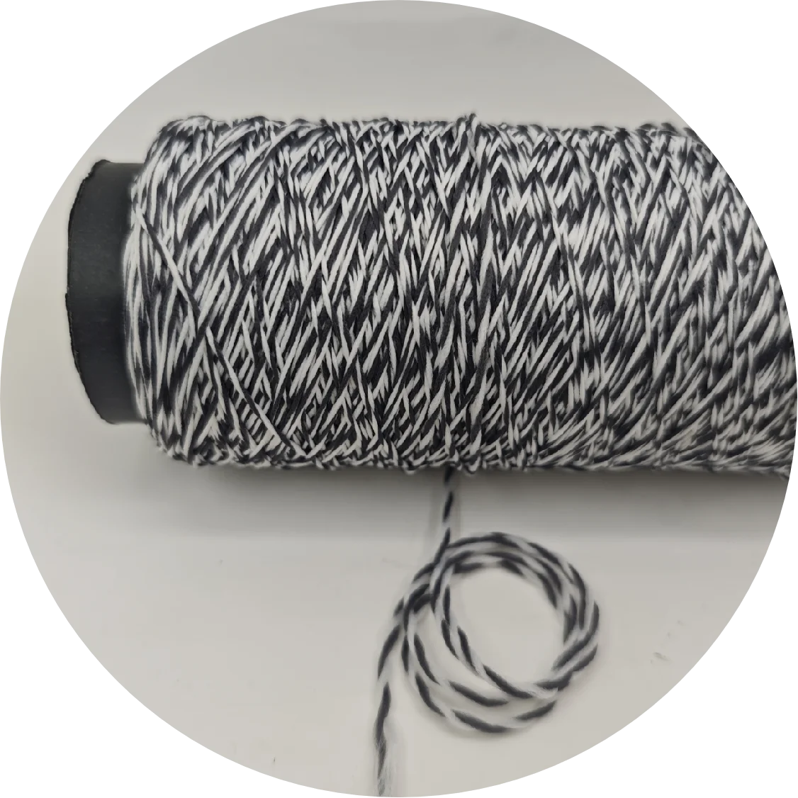 2100d Black White Overlock Yarn For Make Carpet Buy Yarn Overlock