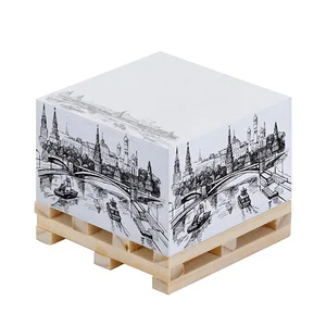 Hot-Selling Customizable Sticky Notes Cube Exquisite and Portable with 500 Self-Adhesive Inner Pages and Various Sizes