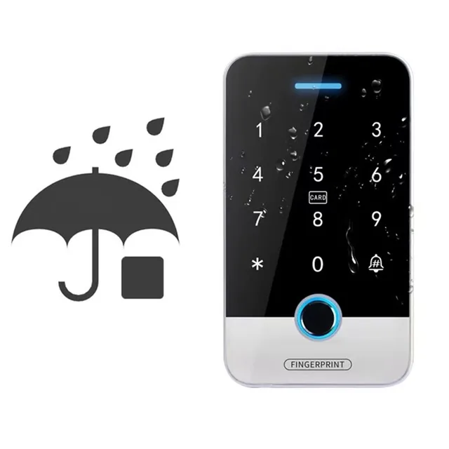 Waterproof Dustproof Tuya App Intellect Locks Password Fingerprint Biometric Access Control