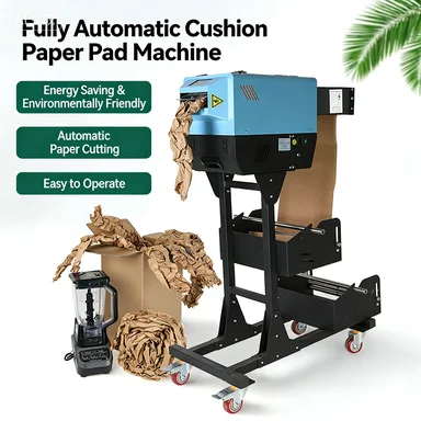 TEBAK Sustainable Packaging Paper Pad Making Machine | High-Speed Production for Protective Cushioning Paper Products
