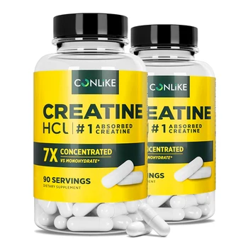 Premium Quality Vegan Creatine Monohydrate Micronized Powder Creatine Capsules Dietary Supplement For Muscle Gain