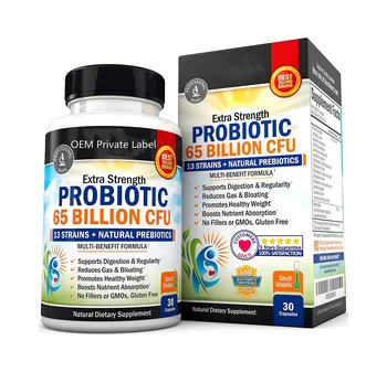 Women Probiotic Capsules Billion Lactobacillus Acidophilus Digestive ...