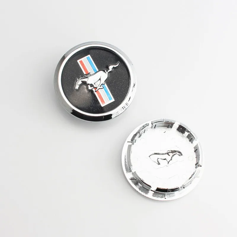 Black Running Horse Ford Mustang Wheel Center Hub Cap Emblem Badge Decal sticker 