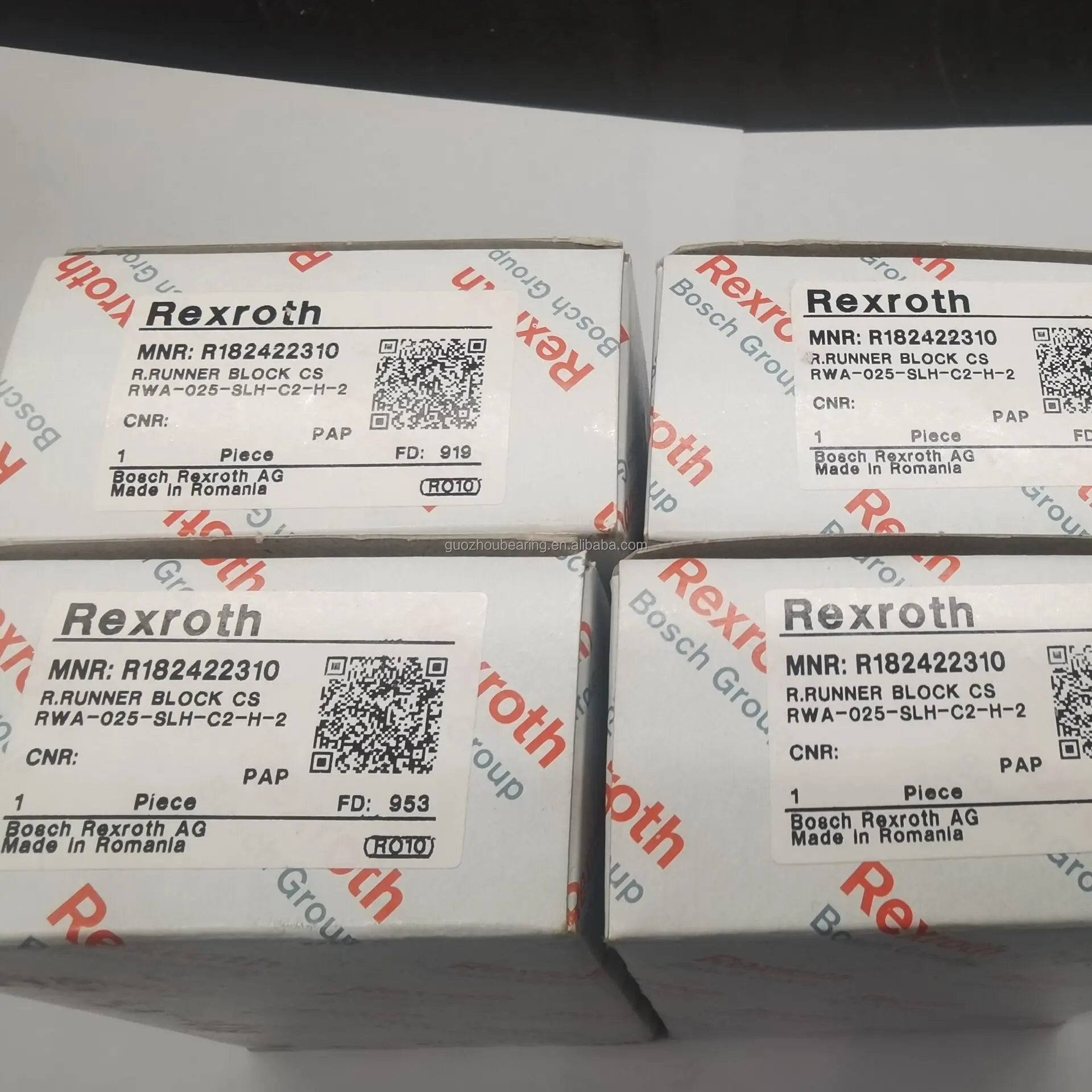 Original Rexroth Linear Guideway Linear Guide Block R182422310 CNC Linear Guide Rail Size 25