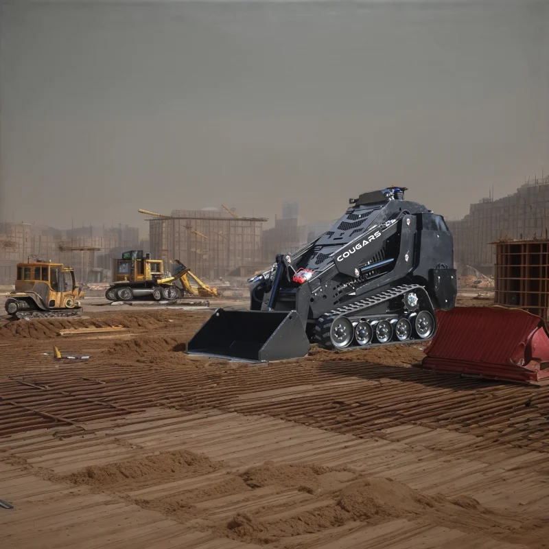 CG827 Mini Skid Steer Loader With Track Drive Kubota Engine Spare Parts Used Tractor With Front Loader Bucket Attachment UK