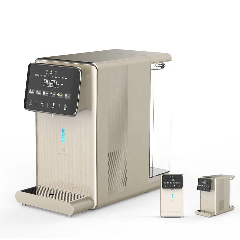 Домашний Электрический H2 портативный RO чай горячий холодный водород щелочной воды очиститель генератора дозатор