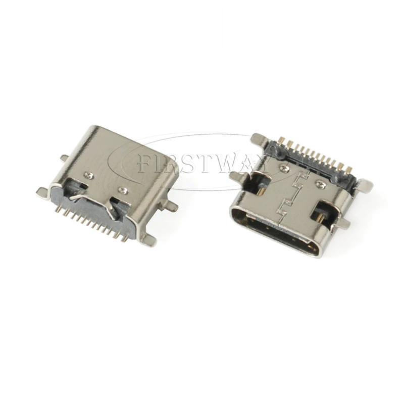 10 шт. Type-C гнездовой 16P разъем SMD 4pin Быстроразъемное соединение с поддержкой