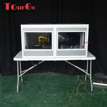 Tourgo Lightweight Table Top Translation Booth For 2 Interpreters - Buy ...