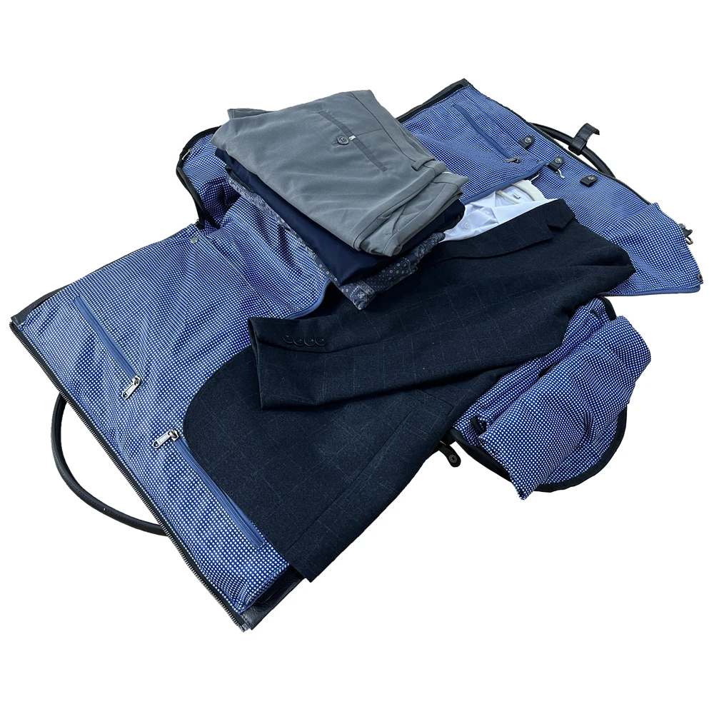 Custom Logo Rolling Luggage Weekender Trolley Travel Suit Duffel Bag ...