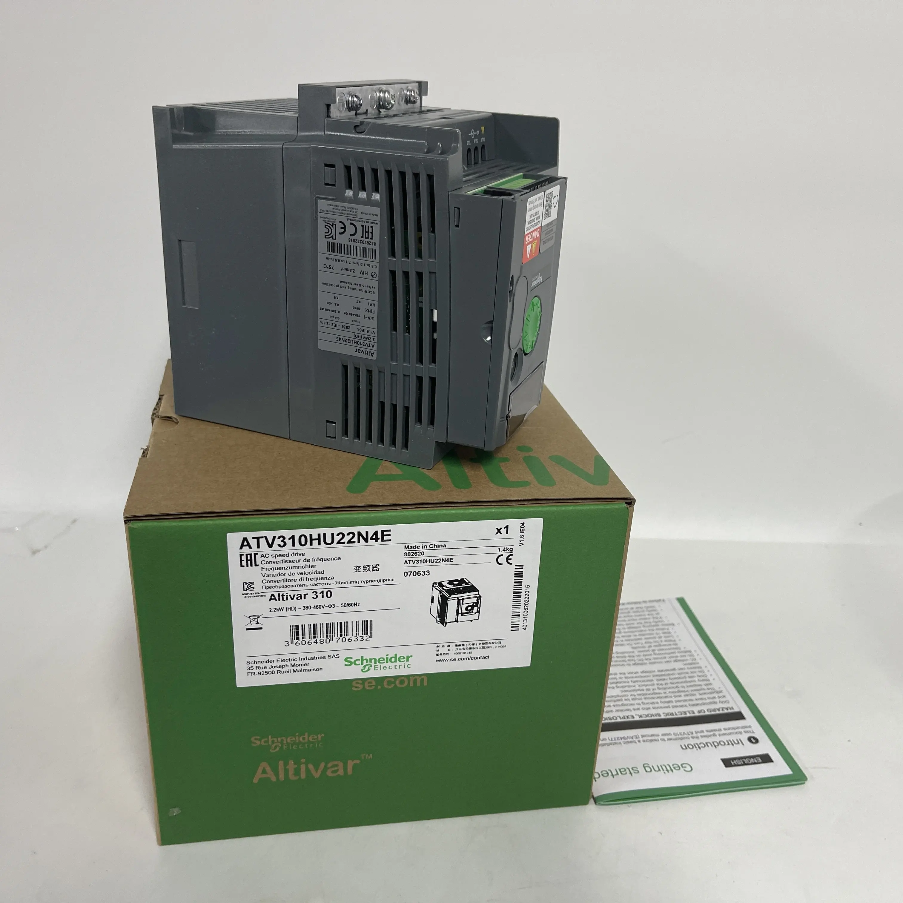Schneider AC Variable Frequency Drive (Inverter) ATV310HU22N4E Schneider AC Variable Frequency Drive (Inverter) ATV310HU22N4E