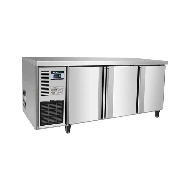 TEBAK Kitchen Fridge Refrigeration Equipment Workbench Refrigerator Freezer Under Counter Refrigerator Undercounter Freezer