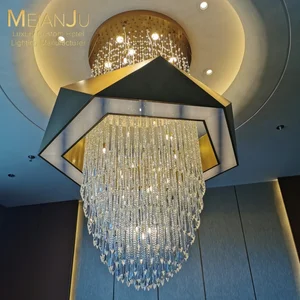 Zhongshan Premium Chandelier Multi-Faceted Crystal Large Indoor Hanging Light High Quality Lighting Fixture for Home Hotel Decor