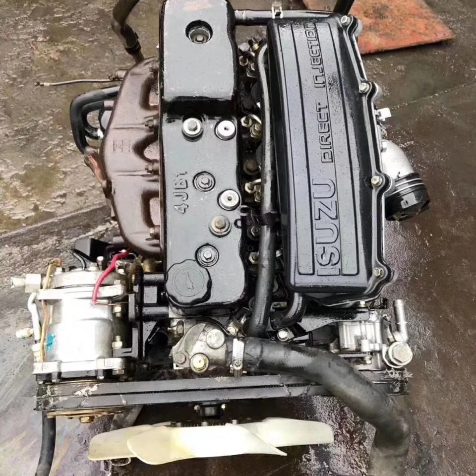 4JB1 2.8T 4WD 2WD Used Original Engine with 4x2 Manual Transmission for Isuzu Pickup
