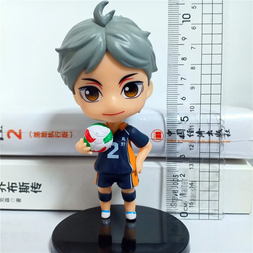 8pcs/set volleyball juvenile anime haikyuu action