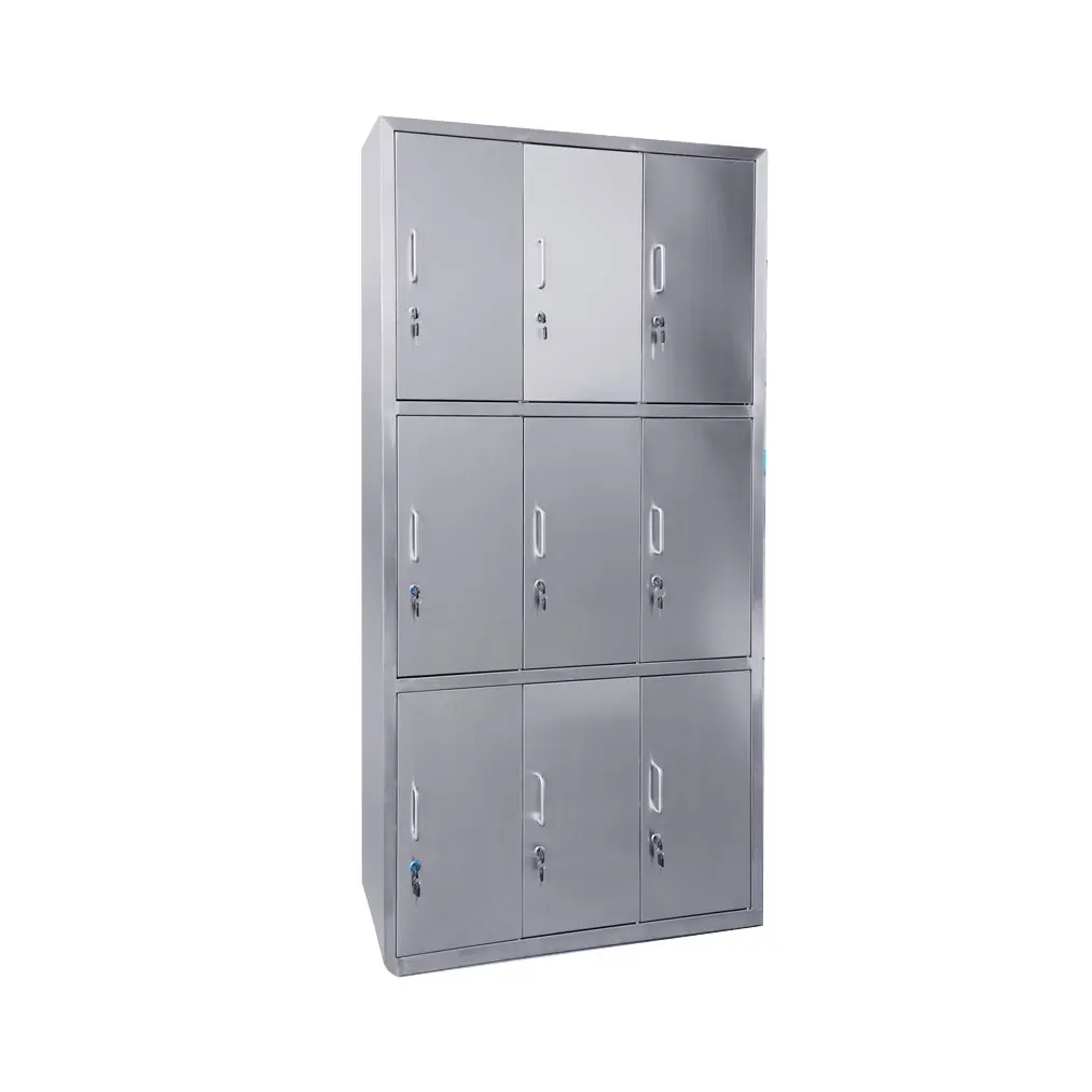 High Quality Stainless Steel Wardrobe for Industrial Changing Room Storage Cabinet