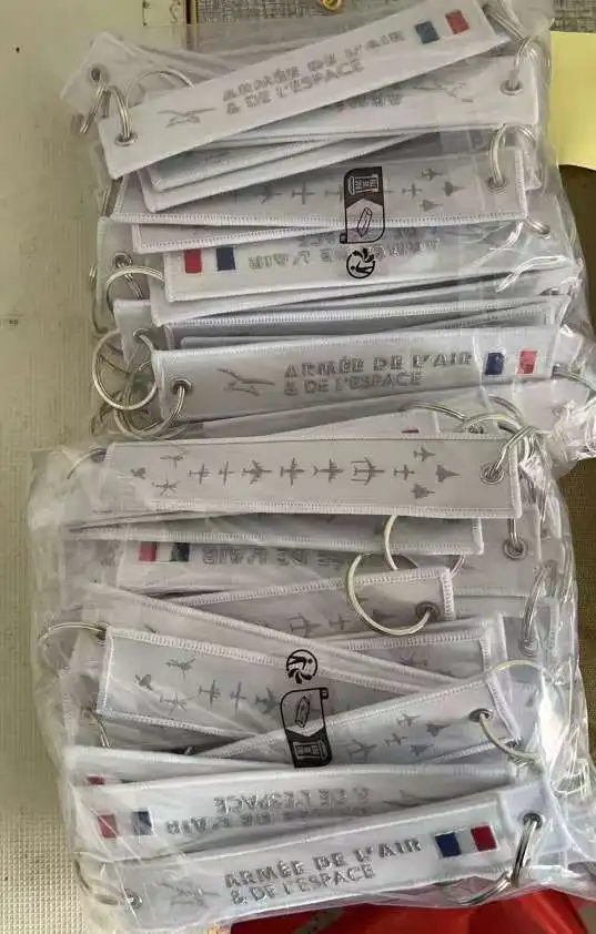 New Arrival Modern Customizable Nylon Outdoor Short Bag Lanyard Key Chain Letterpress Printed Hot Promotional Business Gifts preview 5