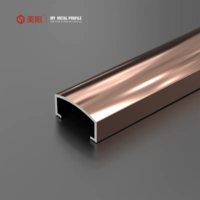 Cheap price U Shape Corners Tile Trim Metal Floor 304 stainless steel/Aluminum Alloy Edge Trim profile Tile Trim