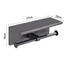 Gun Gray Double Paper Towel Holder