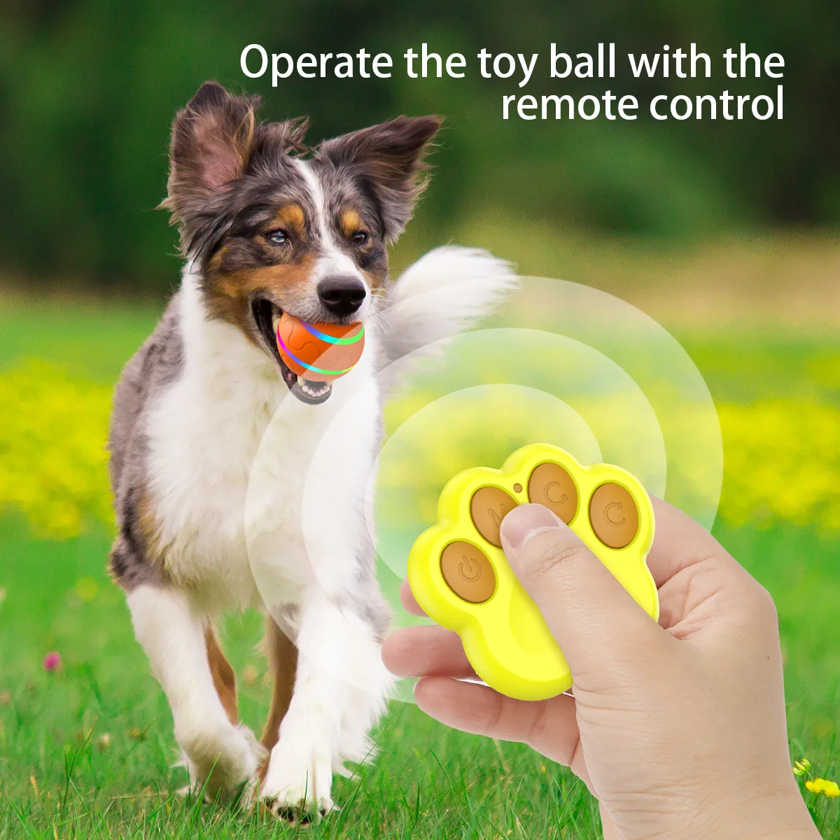 New Remote Control Dog Disk Ball Toys Tumble Smart Dog Cat Toys Electric Interactive Ball Brain Stimulation Toys for Dog
